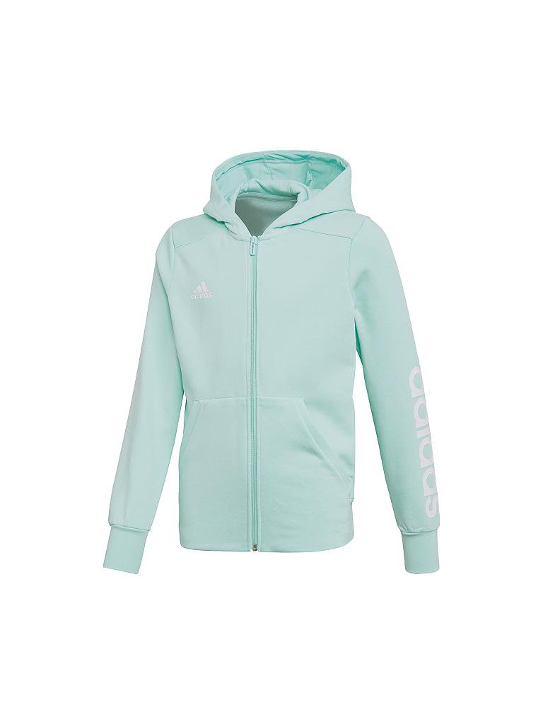 ADIDAS Mädchen Kapuzenjacke Essentials 3 Streifen türkis | 110 ADIDAS Mädchen Kapuzenjacke Essentials 3 Streifen rot | 110